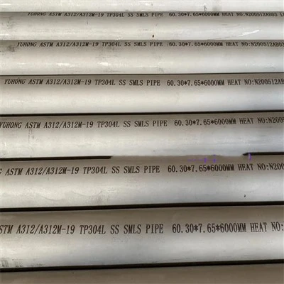 لوله دیواری ضخیم فولادی ضد زنگ ASTM A312 TP304L